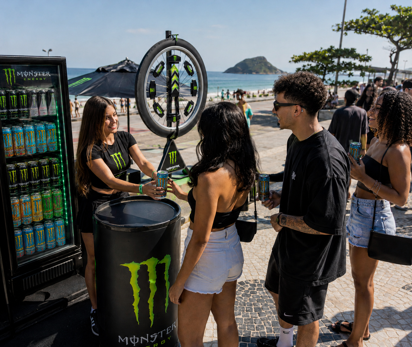 ativação da marca Monster